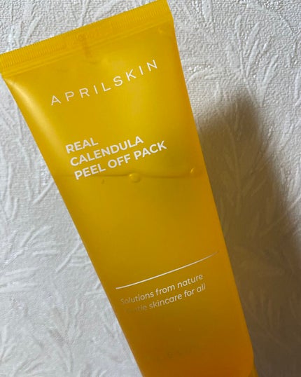 リアルカレンデュラピールオフパック/APRILSKIN/ピーリングを使ったクチコミ(1枚目)