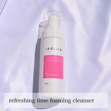 reduire  リフレッシングタイムフォーミングクレンザーのクチコミ「リデュア
Refreshing time foaming cleanser
リフレッシングタイ.....」（1枚目）