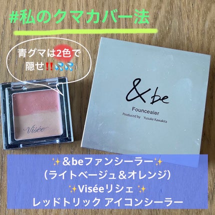 &be ファンシーラー/&be/パレットコンシーラーを使ったクチコミ(1枚目)