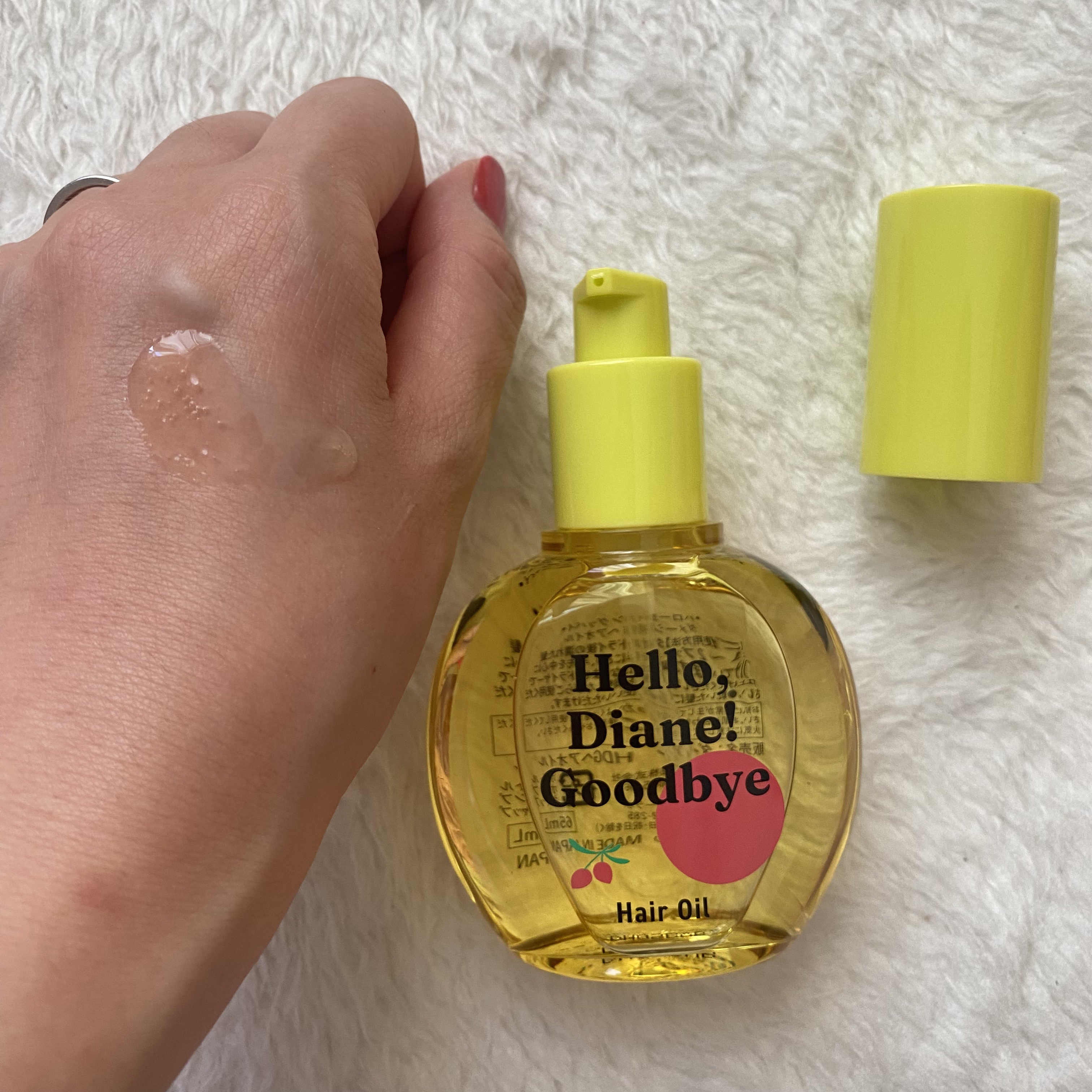 ハローダイアン グッバイ うるおい補修ヘアオイル/ダイアン/ヘアオイルを使ったクチコミ（2枚目）