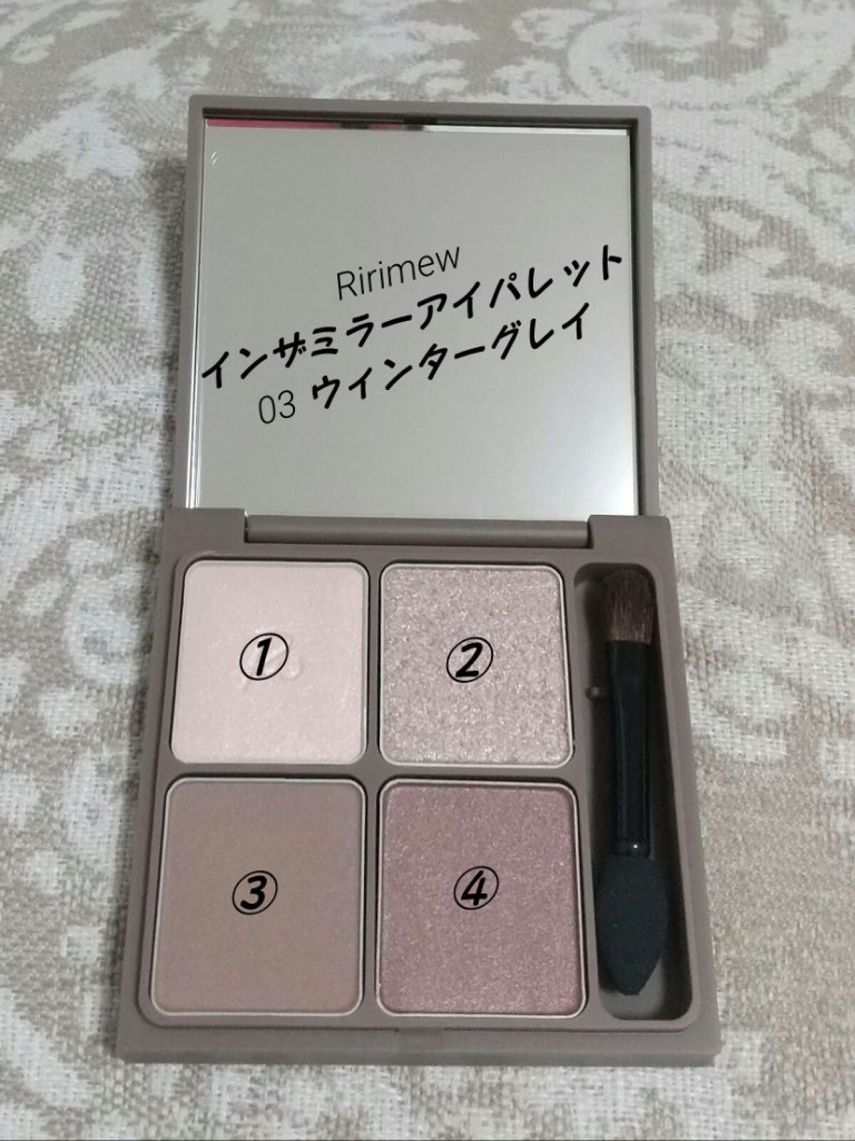 インザミラーアイパレット/Ririmew/アイシャドウパレットを使ったクチコミ(7枚目)