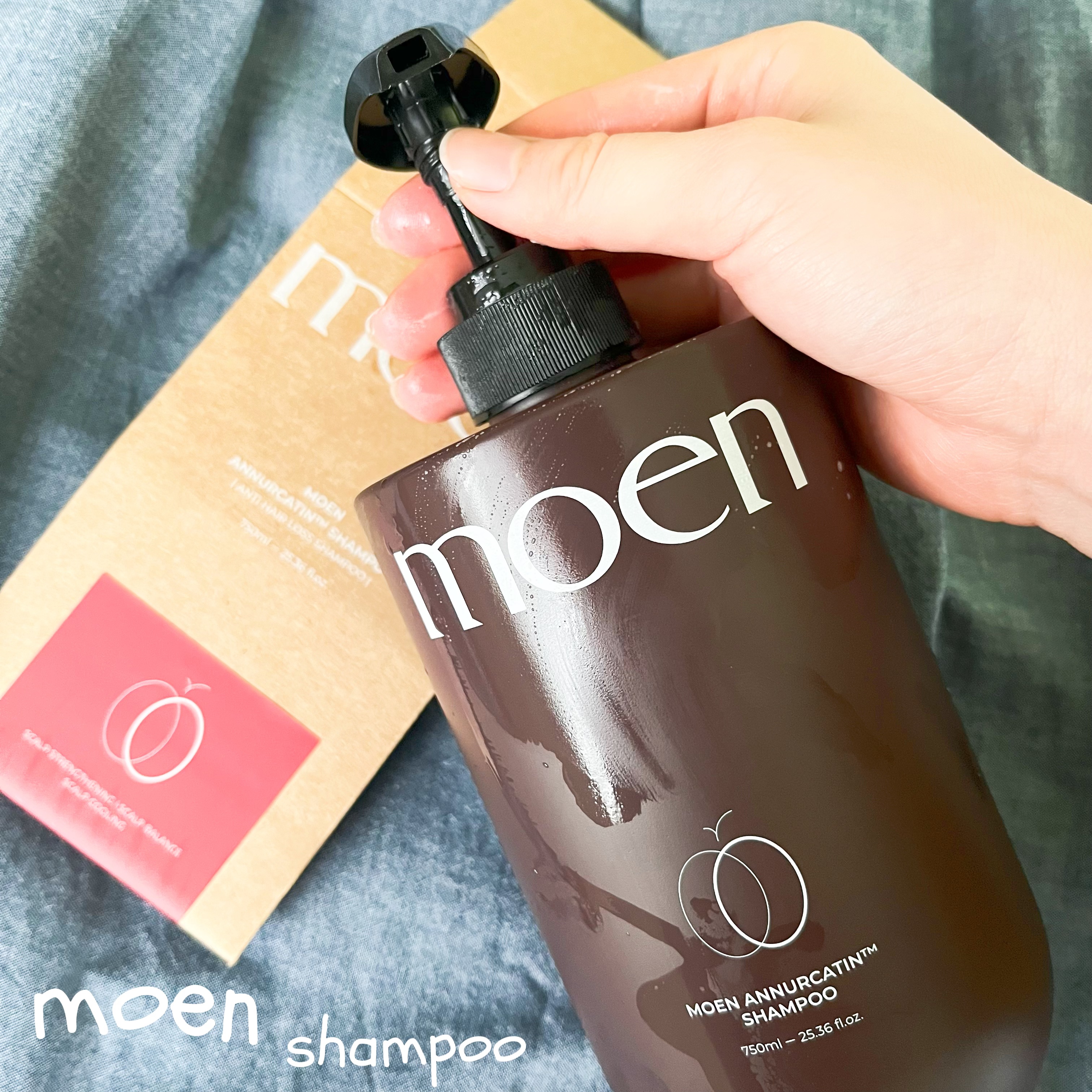 モエブ アヌカチン シャンプー/トリートメント/moev/市販シャンプーを使ったクチコミ（3枚目）