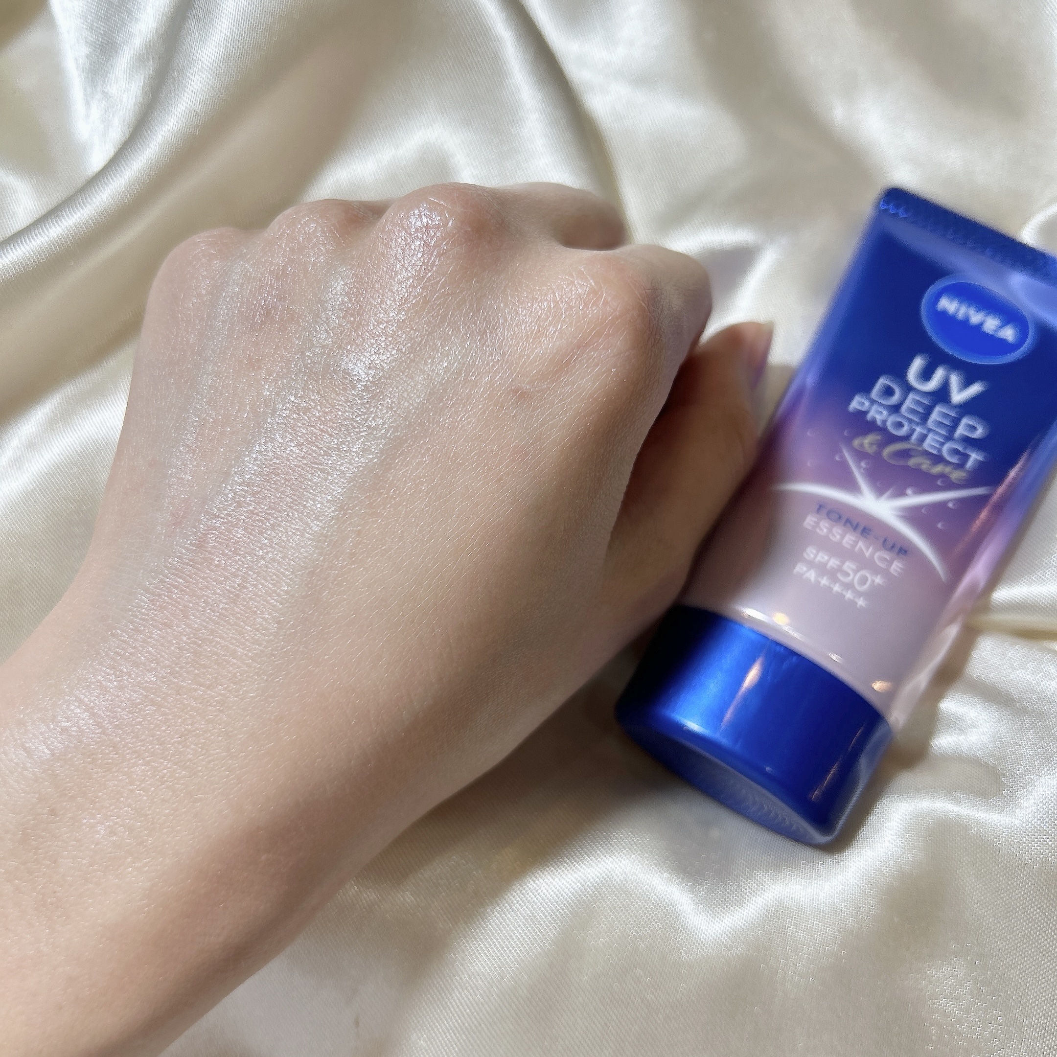 ニベアUV ディープ プロテクト＆ケア エッセンス/ニベア/日焼け止めローションを使ったクチコミ（3枚目）