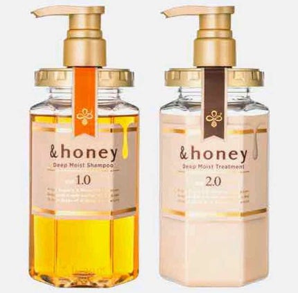 ディープモイスト シャンプー1.0/ヘアトリートメント2.0/&honey/市販シャンプーを使ったクチコミ(1枚目)
