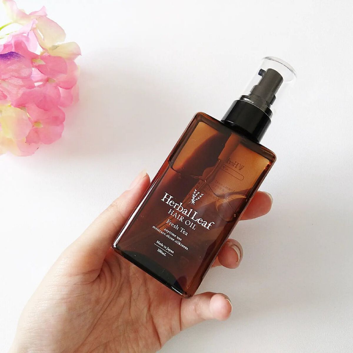 オーガニックヘアオイル フレッシュティーの香り/ハーバルリーフ/ヘアオイルを使ったクチコミ（1枚目）