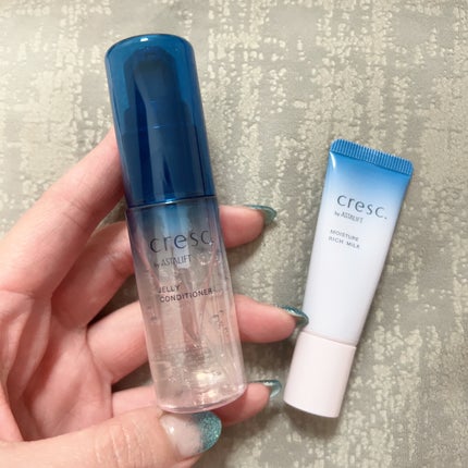 cresc. by ASTALIFT トライアルセットのクチコミ「
クレスク by アスタリフト
☑ジェリーコンディショナー/ジェリー状化粧液(敏感肌用)
☑モ.....」(3枚目)