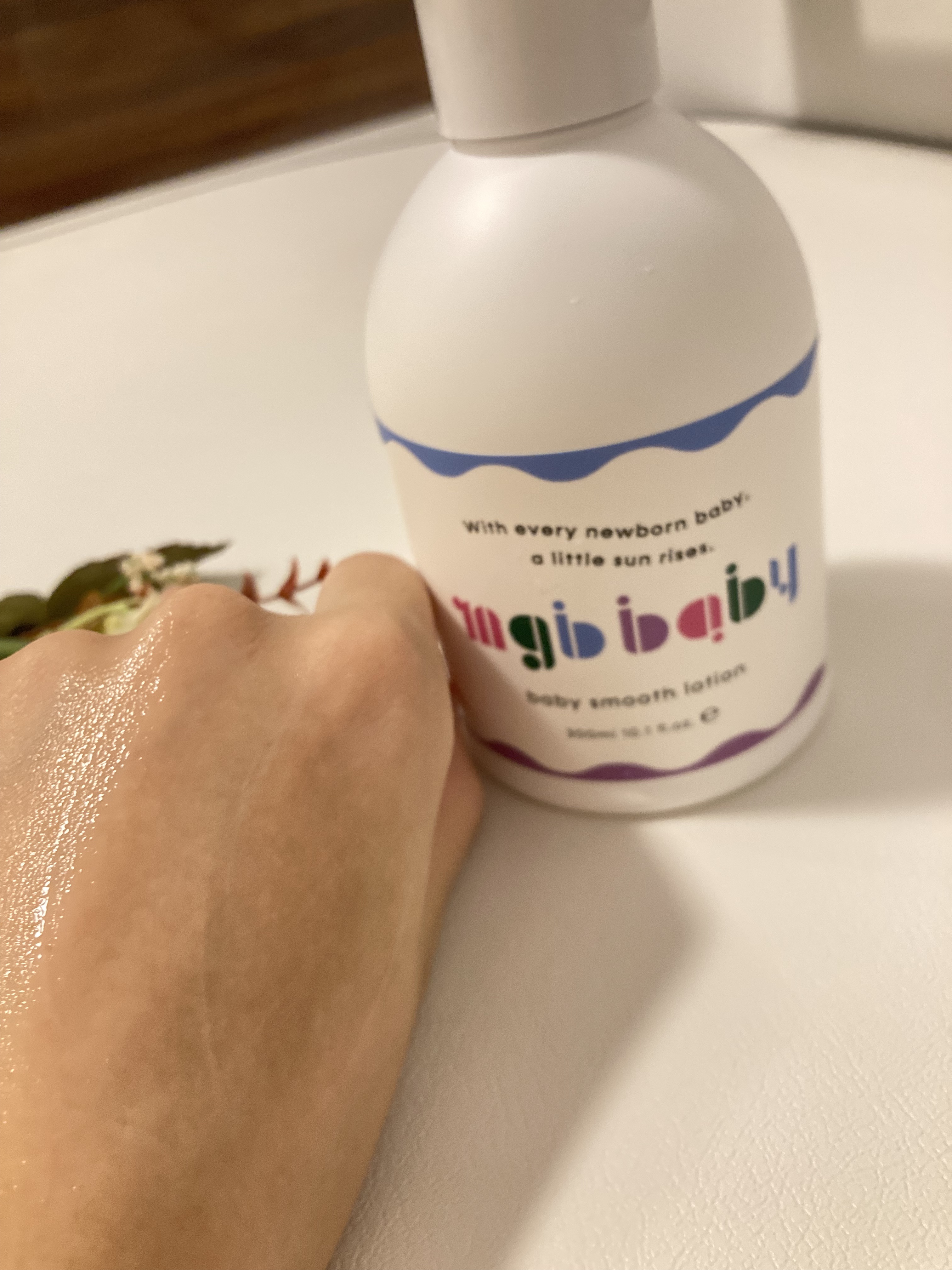 ベビースムースローション/mgb baby/ボディローションを使ったクチコミ（3枚目）