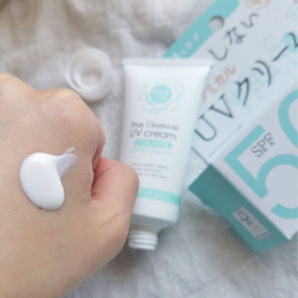 紫外線予報 ノンケミカル UV クリーム M/紫外線予報/日焼け止めクリームを使ったクチコミ(2枚目)
