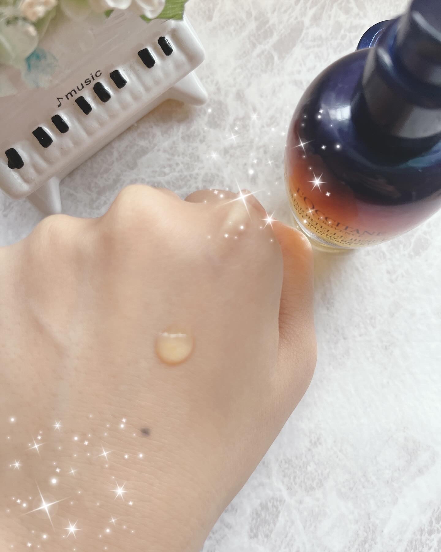 イモーテル オーバーナイトリセットセラム/L'OCCITANE/美容液を使ったクチコミ（3枚目）