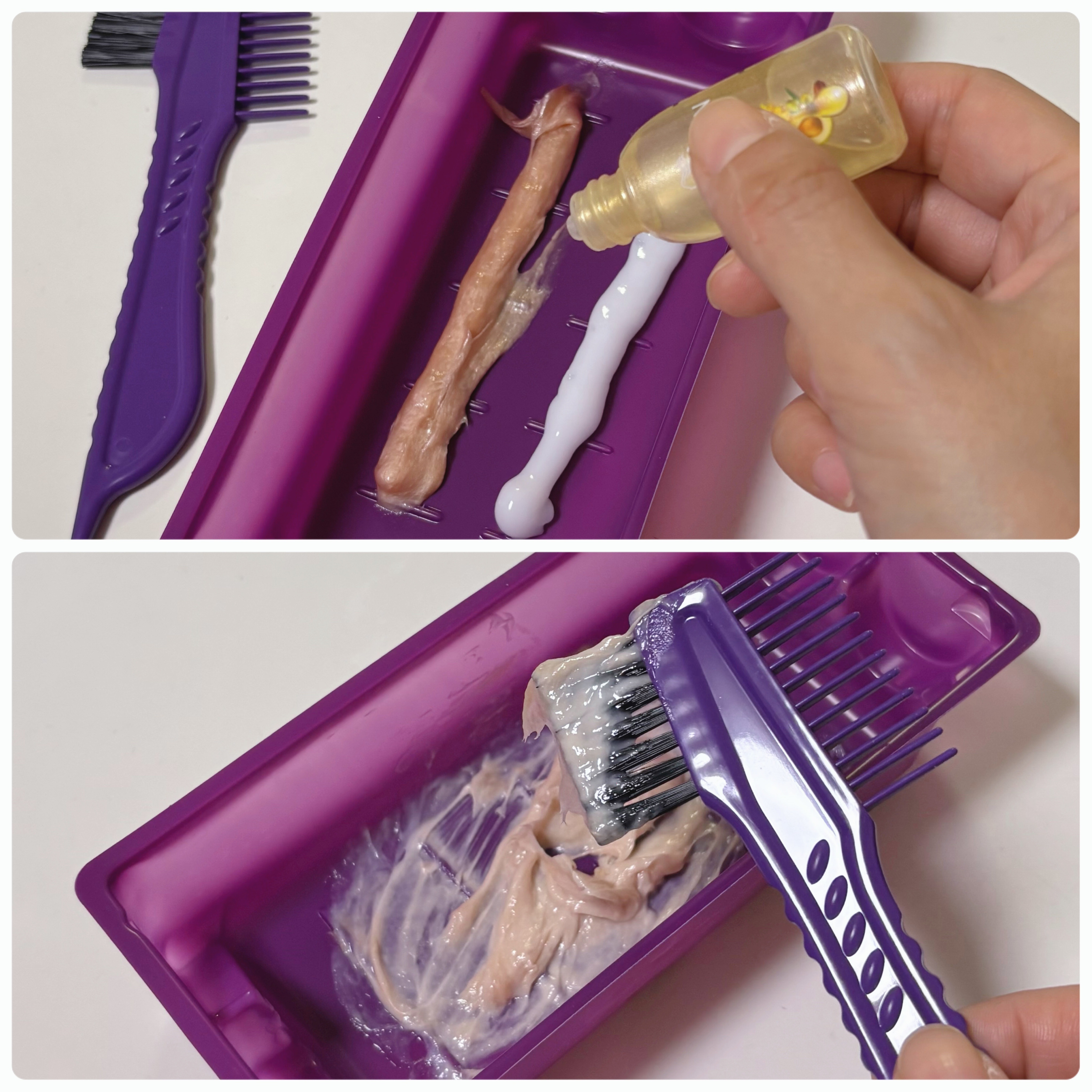 ウエラトーン ツープラスワン クリームタイプ/ウエラ/ヘアカラーを使ったクチコミ（3枚目）