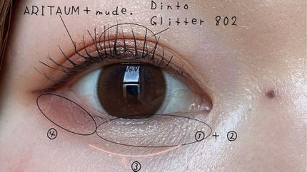 アンダーアイメーカー/dasique/アイシャドウパレットを使ったクチコミ(4枚目)