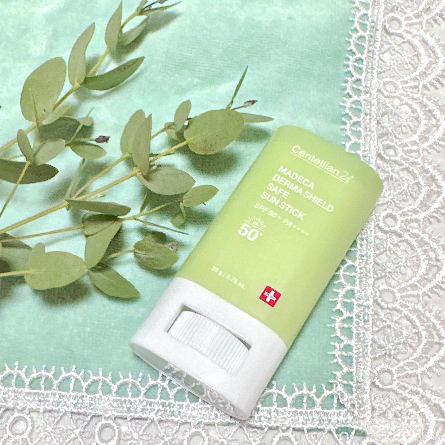 マデカダーマシールド セーフサンスティック（SPF50+ PA++++）/センテリアン24/日焼け止めスティックを使ったクチコミ（1枚目）