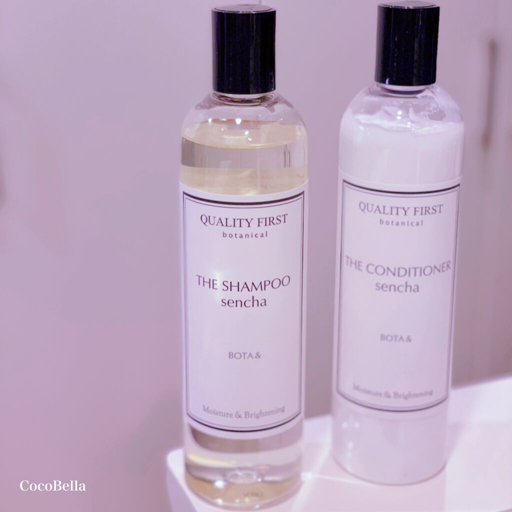 ボタアンド ザ シャンプー <sencha>/クオリティファースト/市販シャンプーを使ったクチコミ（1枚目）