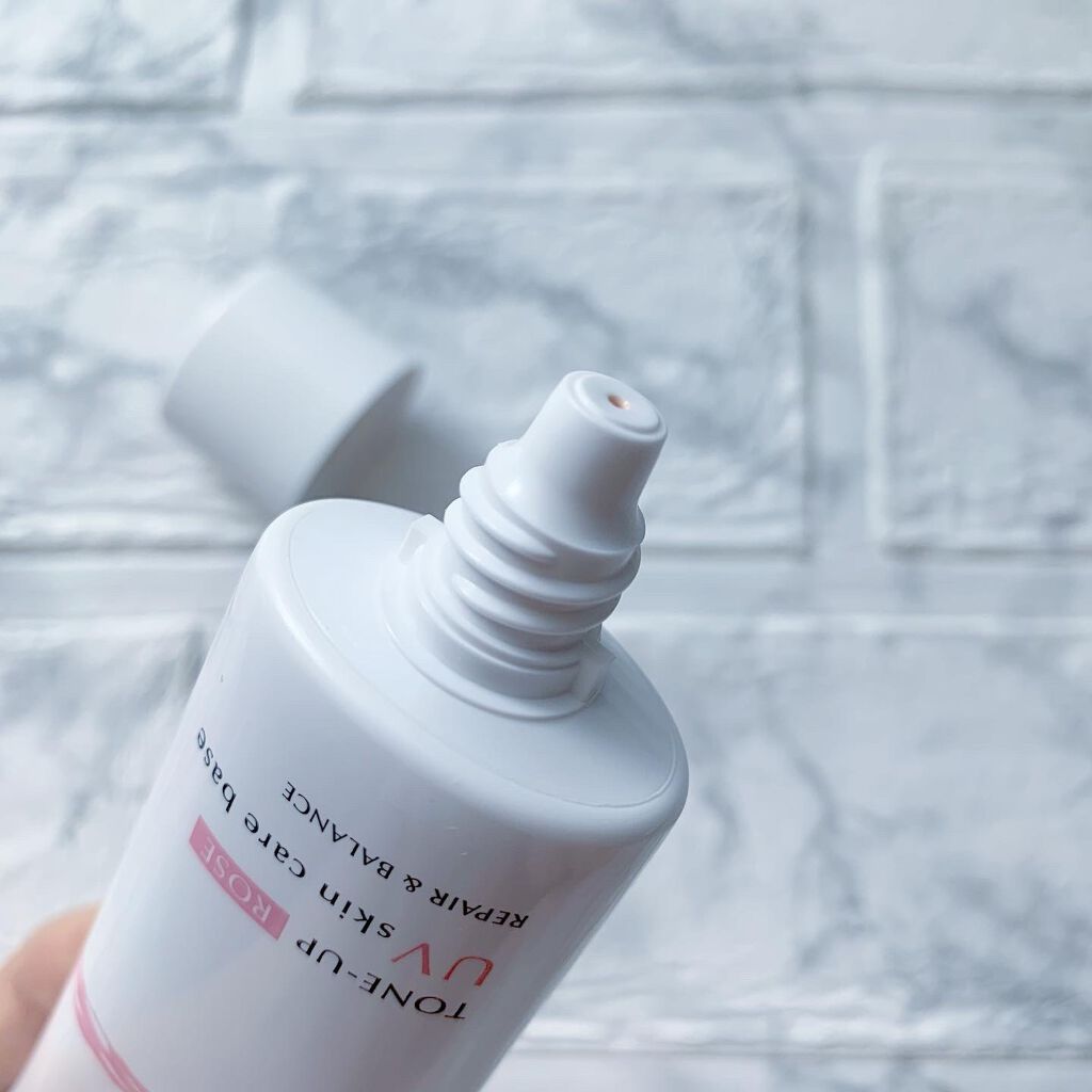 リペア＆バランス スキンケアUVベース＜トーンアップローズ＞/Repair&Balance/日焼け止めクリームを使ったクチコミ（3枚目）