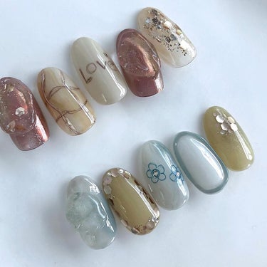 sato 🕊 self nail🫧🤍 on LIPS 「🌼🧊🍊🥛🍋〰️𝖺𝗅𝗅𝗂𝗍𝖾𝗆𝗌𝖬𝖸𝖲𝖳𝖨𝖢𝖩𝖮.ミスティックジ..」（2枚目）