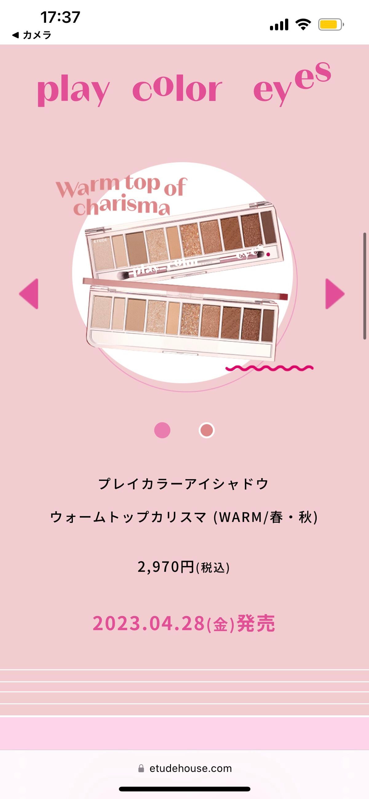 プレイカラー アイシャドウ/ETUDE/アイシャドウパレットを使ったクチコミ(2枚目)