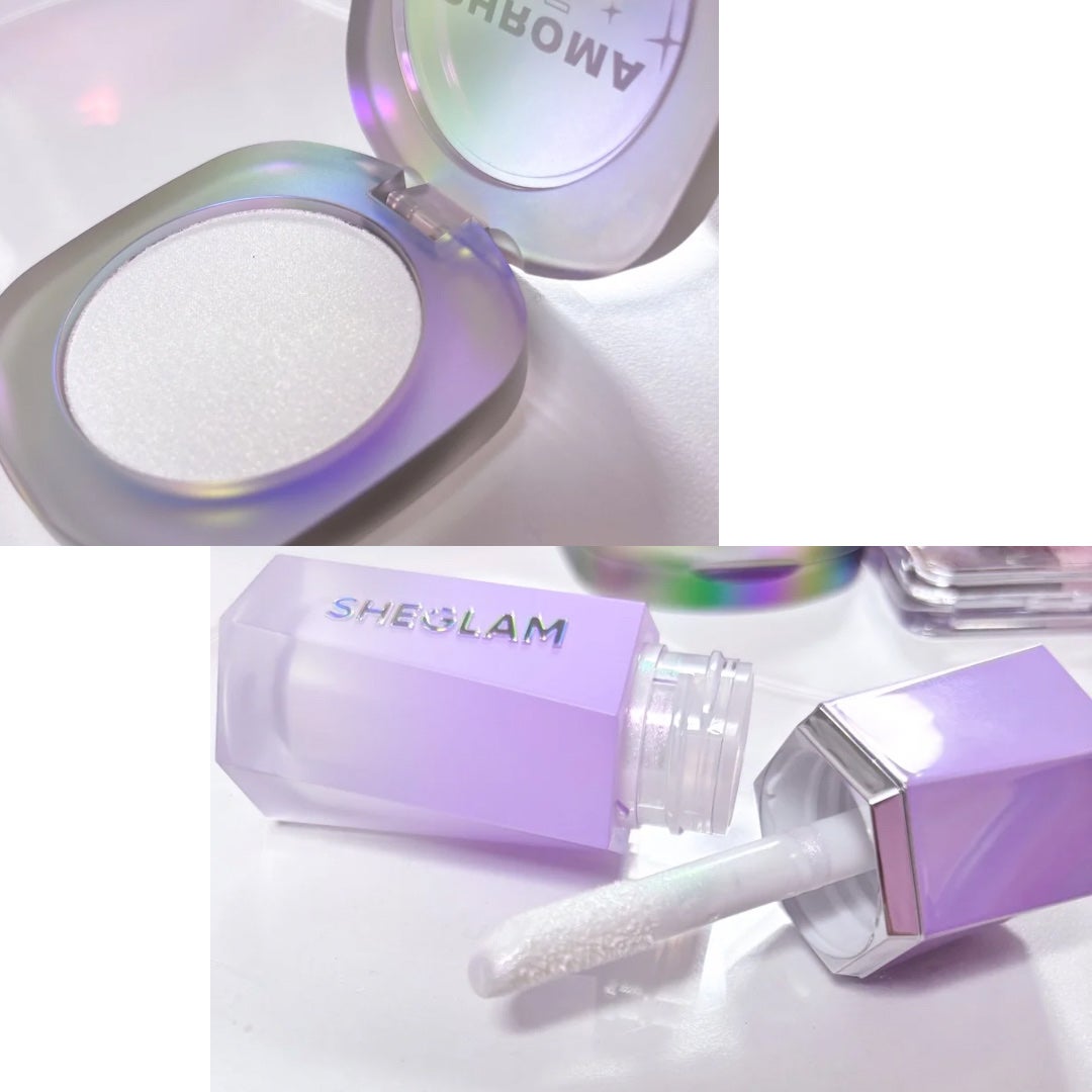 Chroma Zone マルチクローム ハイライター/SHEGLAM/パウダーハイライトを使ったクチコミ(4枚目)