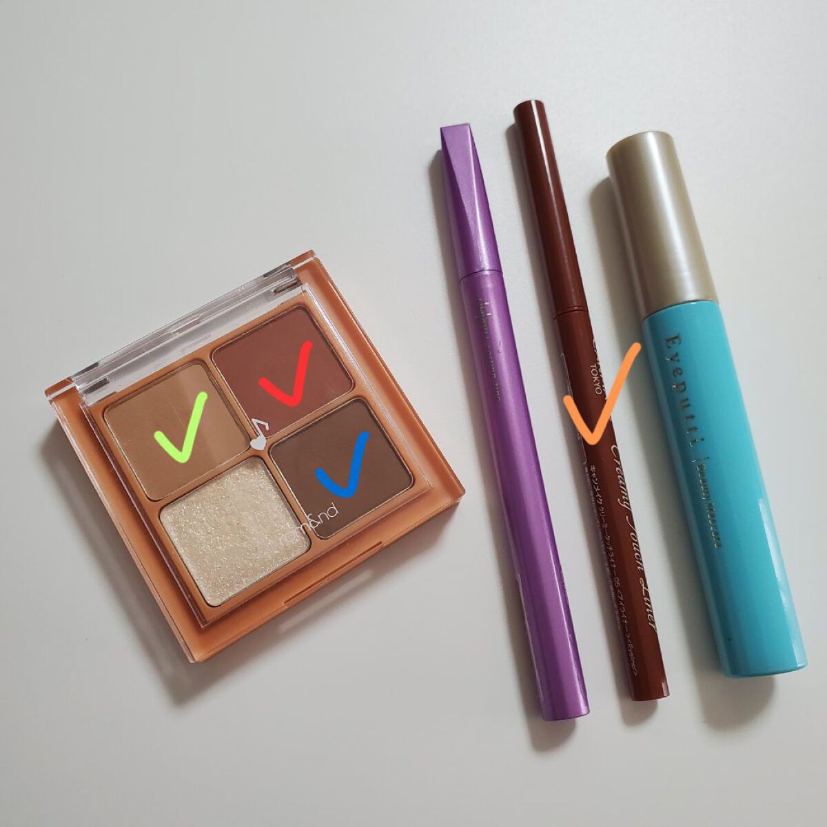 ベターザンアイズ ミュージックシリーズ/rom&nd/アイシャドウパレットを使ったクチコミ（2枚目）