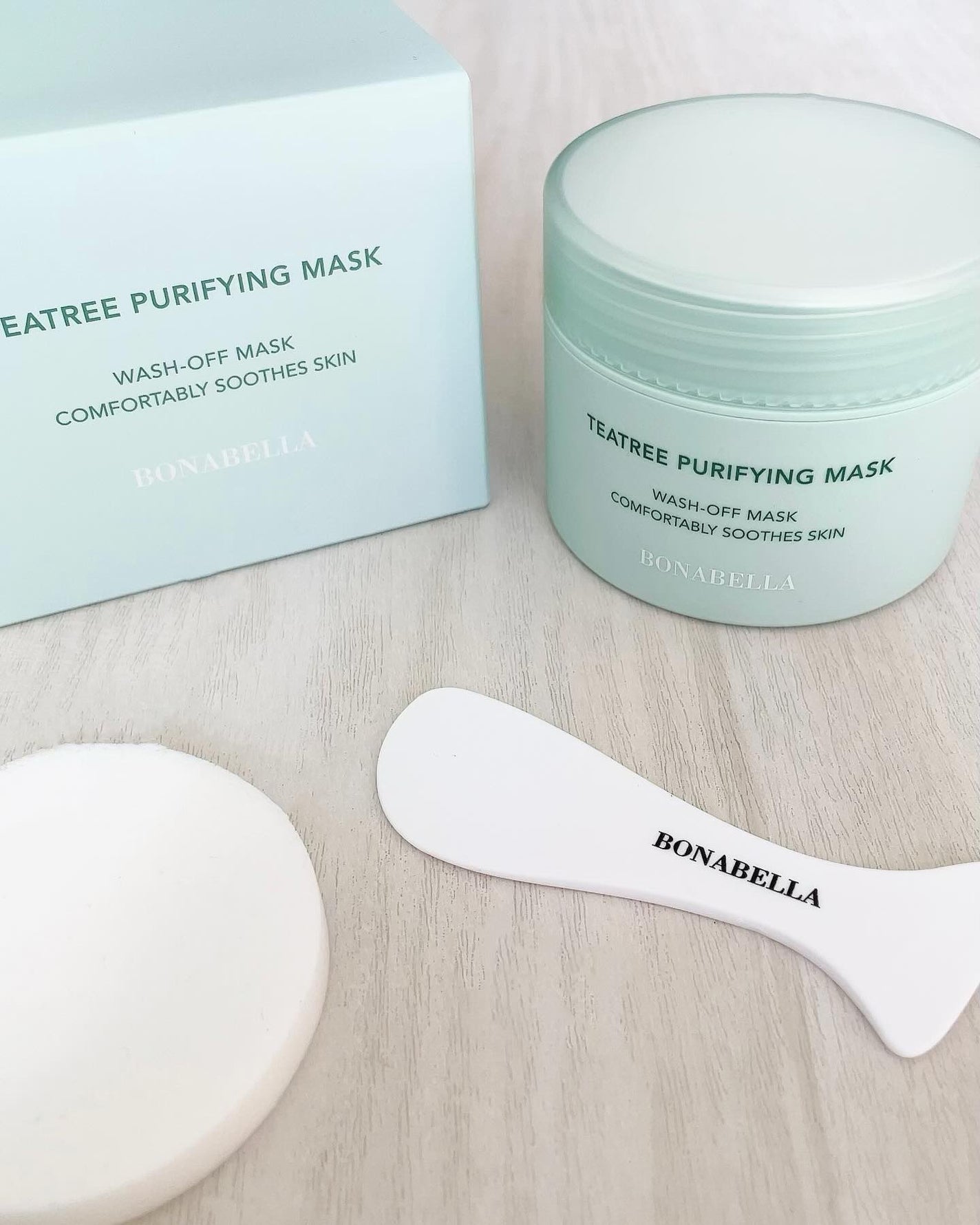 ティーツリーピュリファイングマスク/BONABELLA/洗い流すパック・マスクを使ったクチコミ(1枚目)