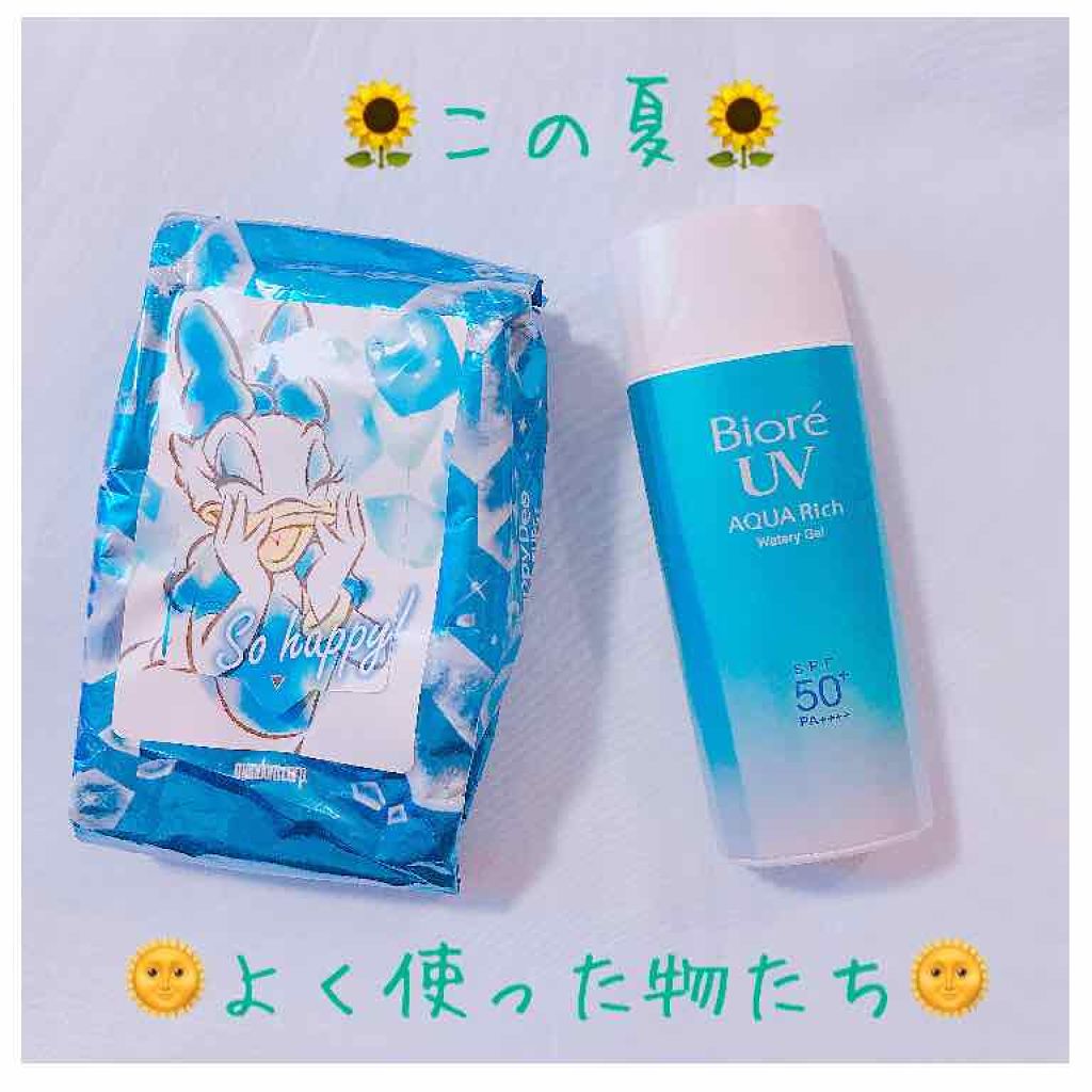 ビオレUV アクアリッチウォータリージェル /ビオレ/日焼け止め・UVケアを使ったクチコミ（1枚目）