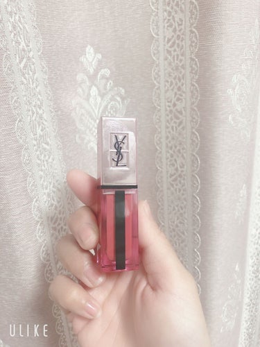 ルージュ ピュールクチュール ヴェルニ ウォーターグロウ No.203 リストリクテッド ピンク/YVES SAINT LAURENT BEAUTE/口紅を使ったクチコミ（1枚目）