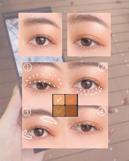 &be パレットアイシャドウ/&be/アイシャドウパレットを使ったクチコミ(3枚目)