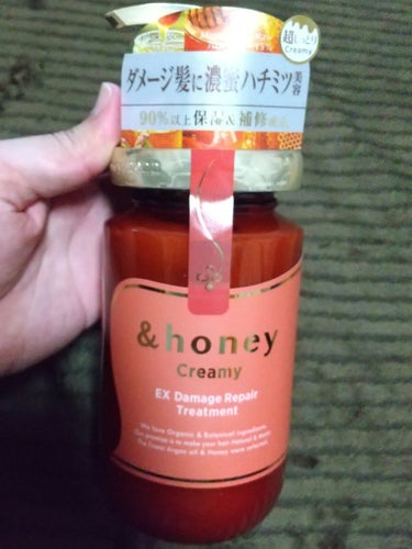 Creamy EXダメージリペアシャンプー1.0/ヘアトリートメント2.0 ヘアトリートメント本体450g/&honey/シャンプー・コンディショナーの画像