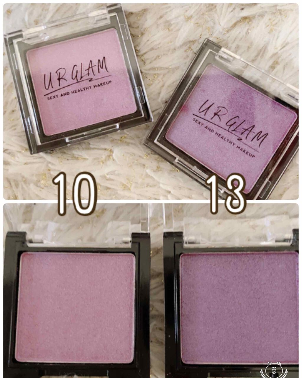 UR GLAM　POWDER EYESHADOW パープル/U R GLAM/単色アイシャドウを使ったクチコミ（3枚目）