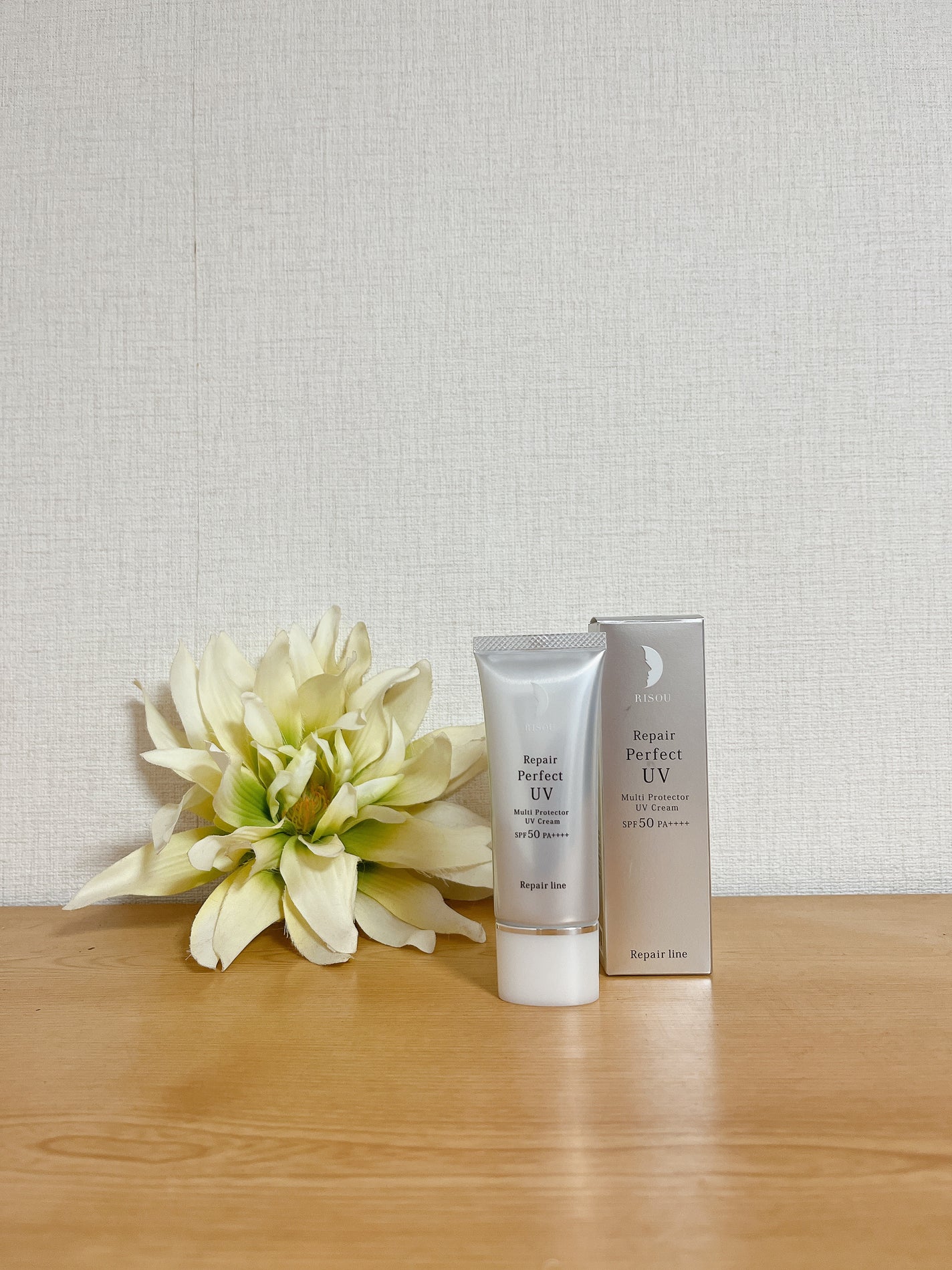 リソウ リペア パーフェクトUVクリーム/リソウコーポレーション/日焼け止めクリームを使ったクチコミ(3枚目)