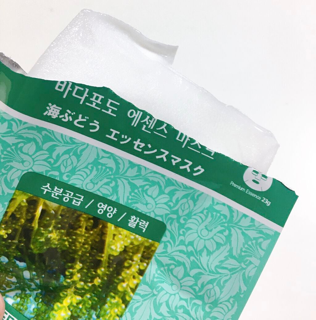 海ぶどうエッセンスマスク/MJ-Care/シートマスク・パックを使ったクチコミ(2枚目)