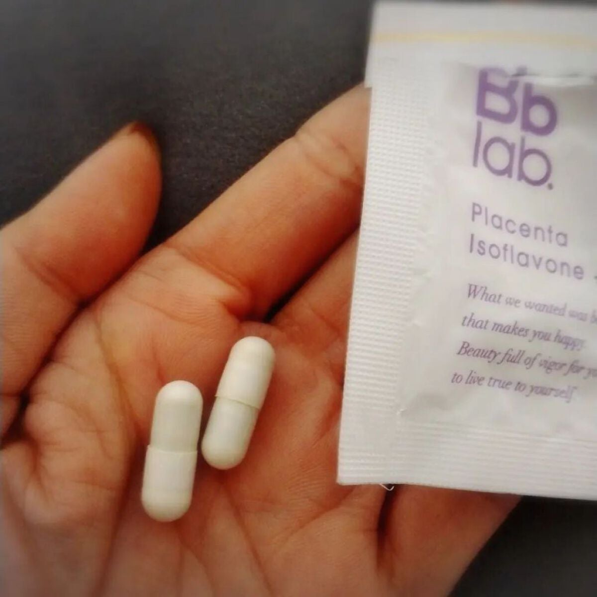 プラセンタ イソフラボン+/Bb lab./美容サプリメントを使ったクチコミ(5枚目)