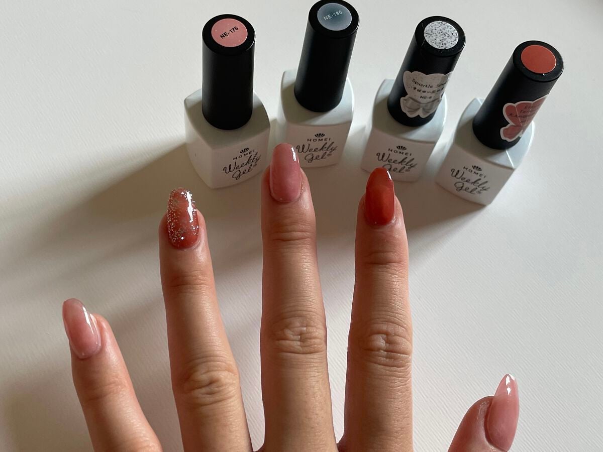 ウィークリージェル/HOMEI/ジェルネイルを使ったクチコミ(2枚目)