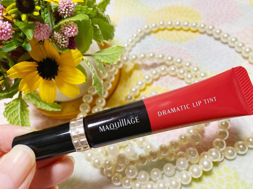 ドラマティックリップティント/マキアージュ/リップティントを使ったクチコミ（1枚目）