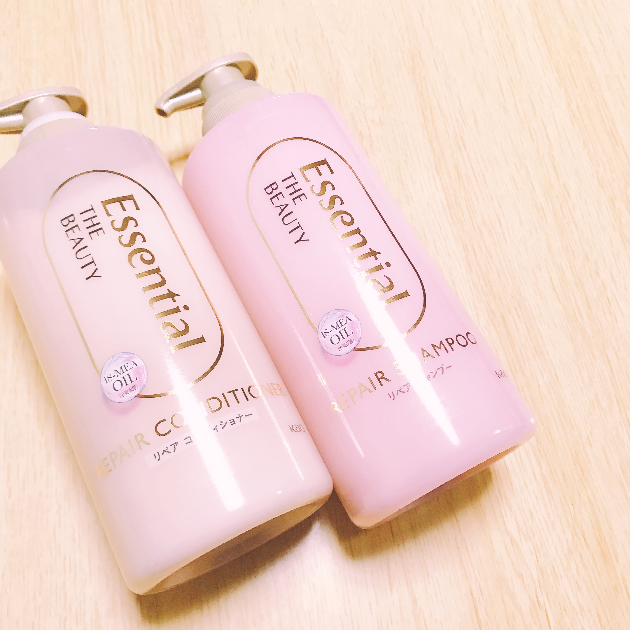 ザビューティ リペアシャンプー・コンディショナー/エッセンシャル/市販シャンプーを使ったクチコミ（2枚目）