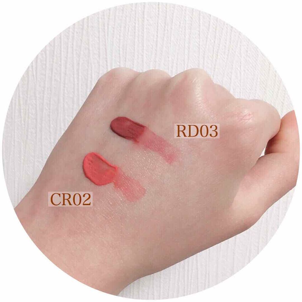 アピュー ウォーターライト ティント CR02/A’pieu/リップティントを使ったクチコミ（2枚目）