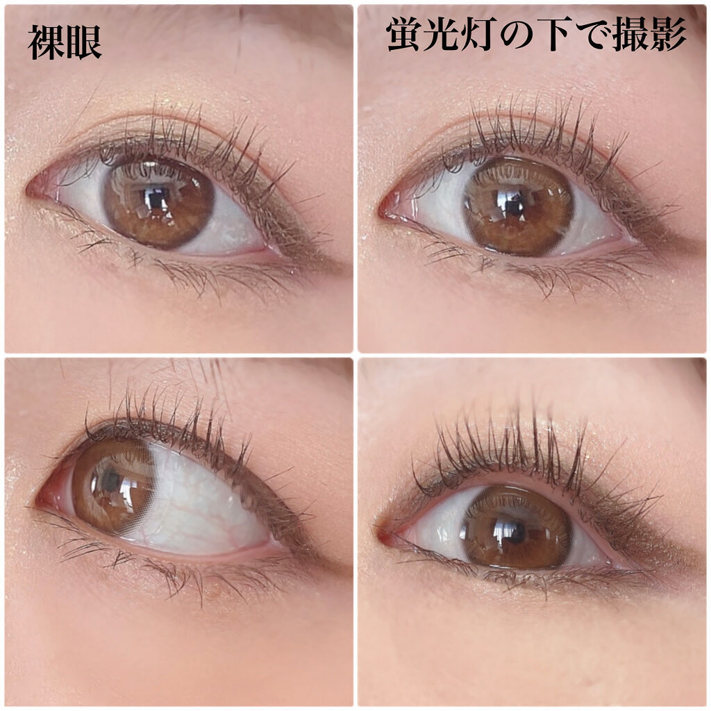 ダリアブラウンマンスリー (DAHLIA BROWN monthly)/OLOLA/１ヶ月（１MONTH）カラコンを使ったクチコミ（3枚目）