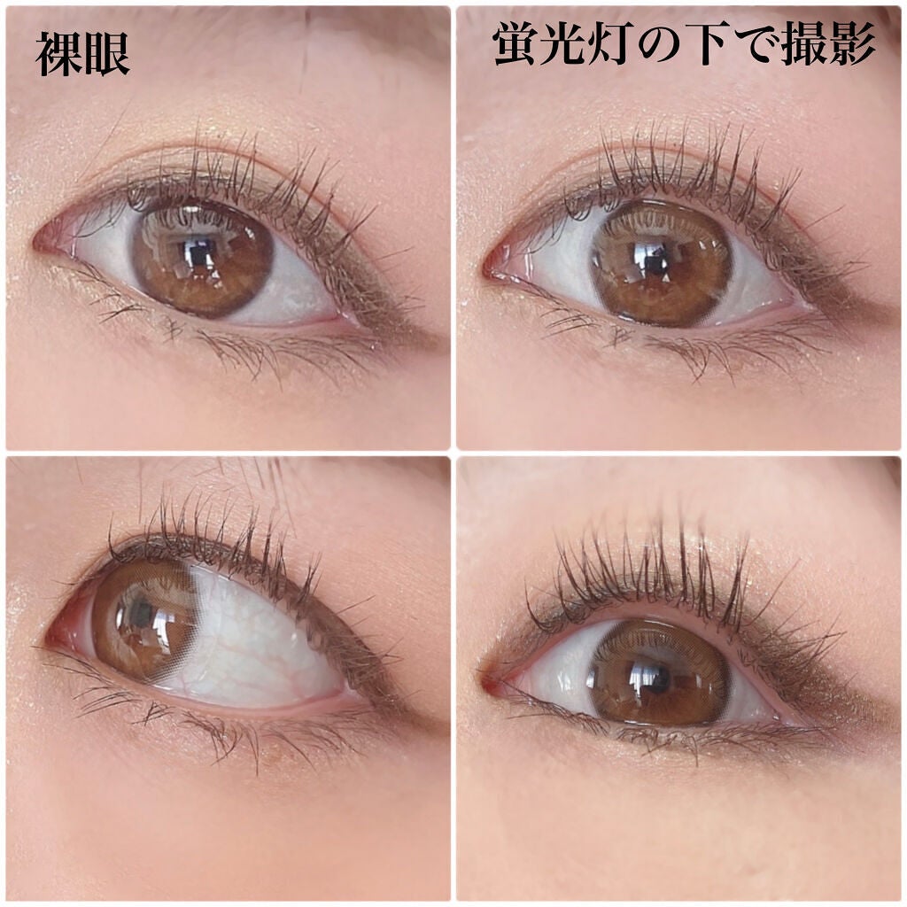 ダリアブラウンマンスリー (DAHLIA BROWN monthly)/OLOLA/1ヶ月(1MONTH)カラコンを使ったクチコミ(3枚目)