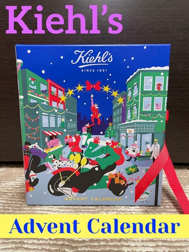 Kiehl'sのキールズ アドベントカレンダー2021を購入しました😆💕🎄

人生初のコスメアドベントカレンダーです！

キールズのクリスマスはパッケージが可愛いので大好き❤

私はキールズの商品の一部