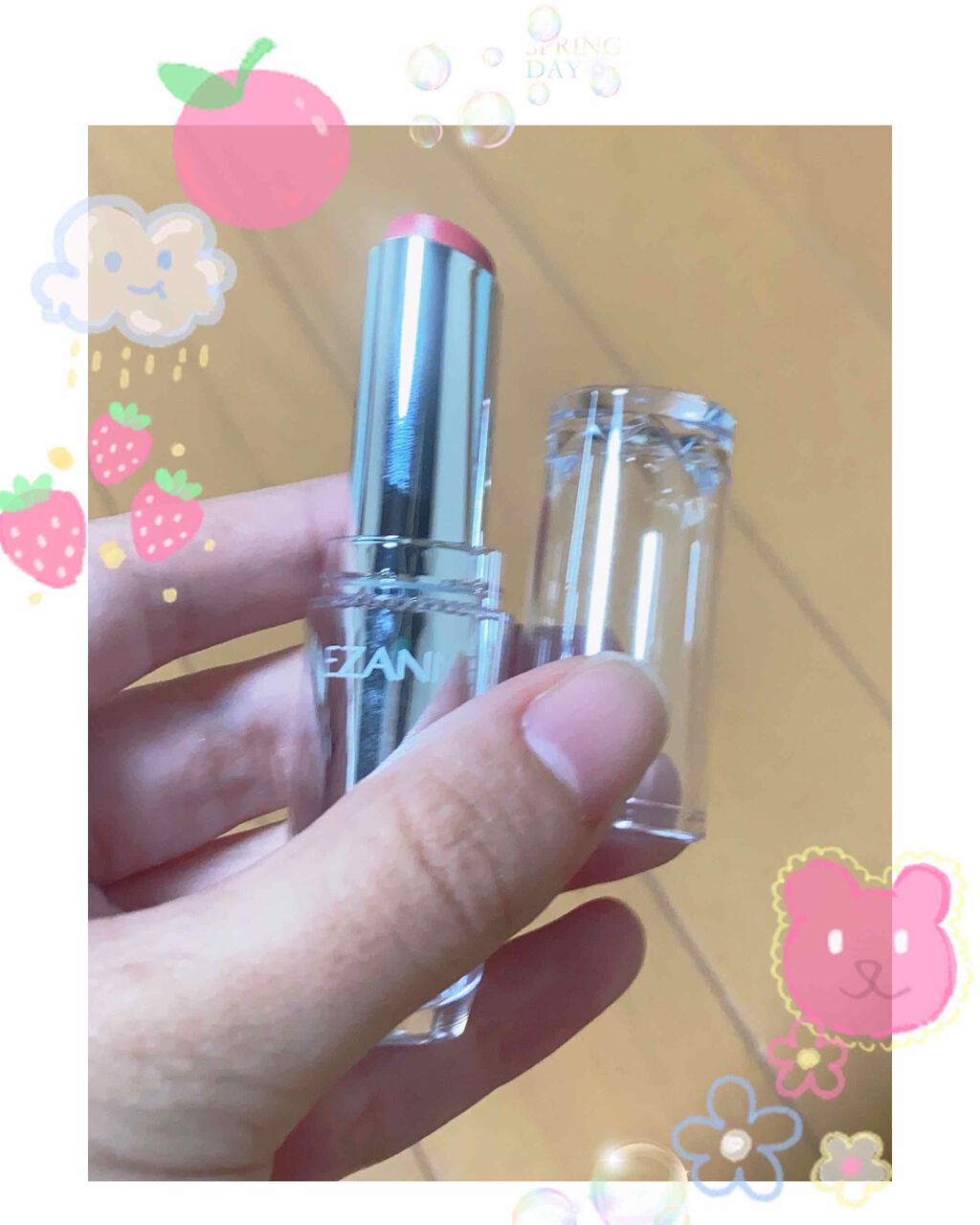 ラスティンググロスリップ/CEZANNE/口紅を使ったクチコミ(1枚目)