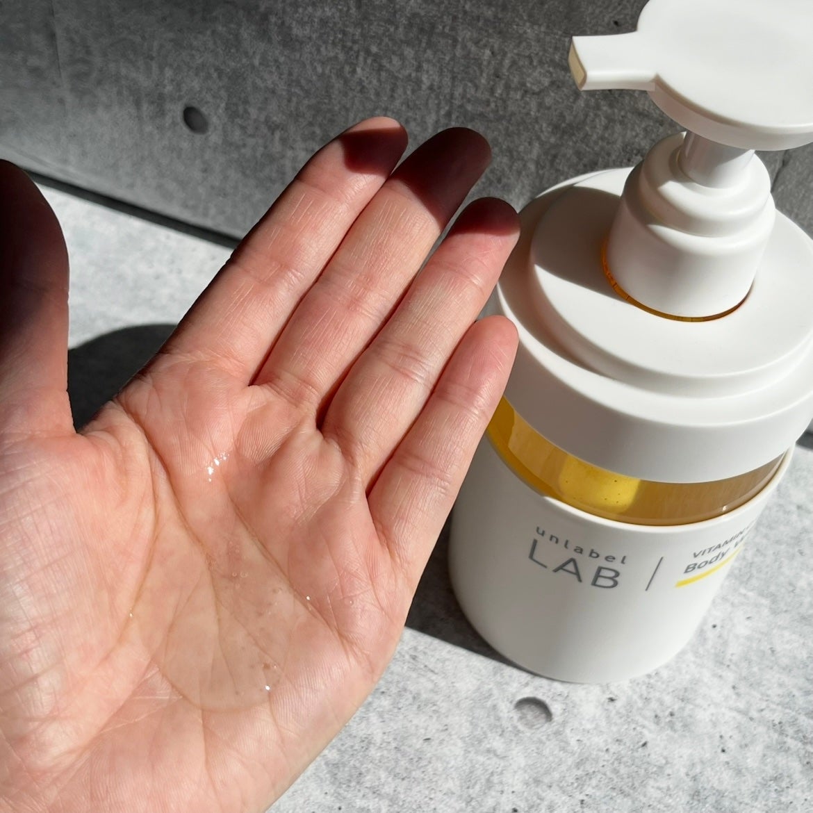 アンレーベル ラボ V クリーミーモイスト ボディウォッシュ/unlabel/ボディソープを使ったクチコミ(2枚目)
