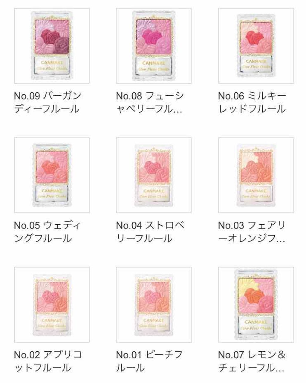 グロウフルールチークス 03 フェアリーオレンジフルール/キャンメイク/パウダーチークを使ったクチコミ（3枚目）