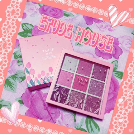 プレイカラーアイズ チューリップデー/ETUDE/アイシャドウパレットを使ったクチコミ(1枚目)