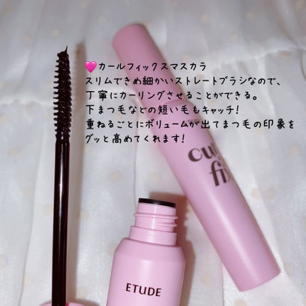カールフィックスマスカラ/ETUDE/マスカラを使ったクチコミ(2枚目)