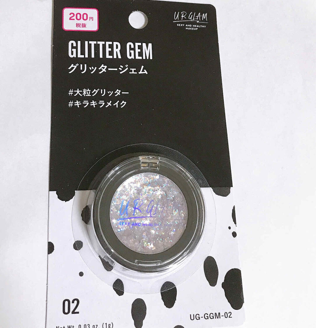 URGLAM　GLITTER GEM/U R GLAM/ジェル・クリームチークを使ったクチコミ（1枚目）