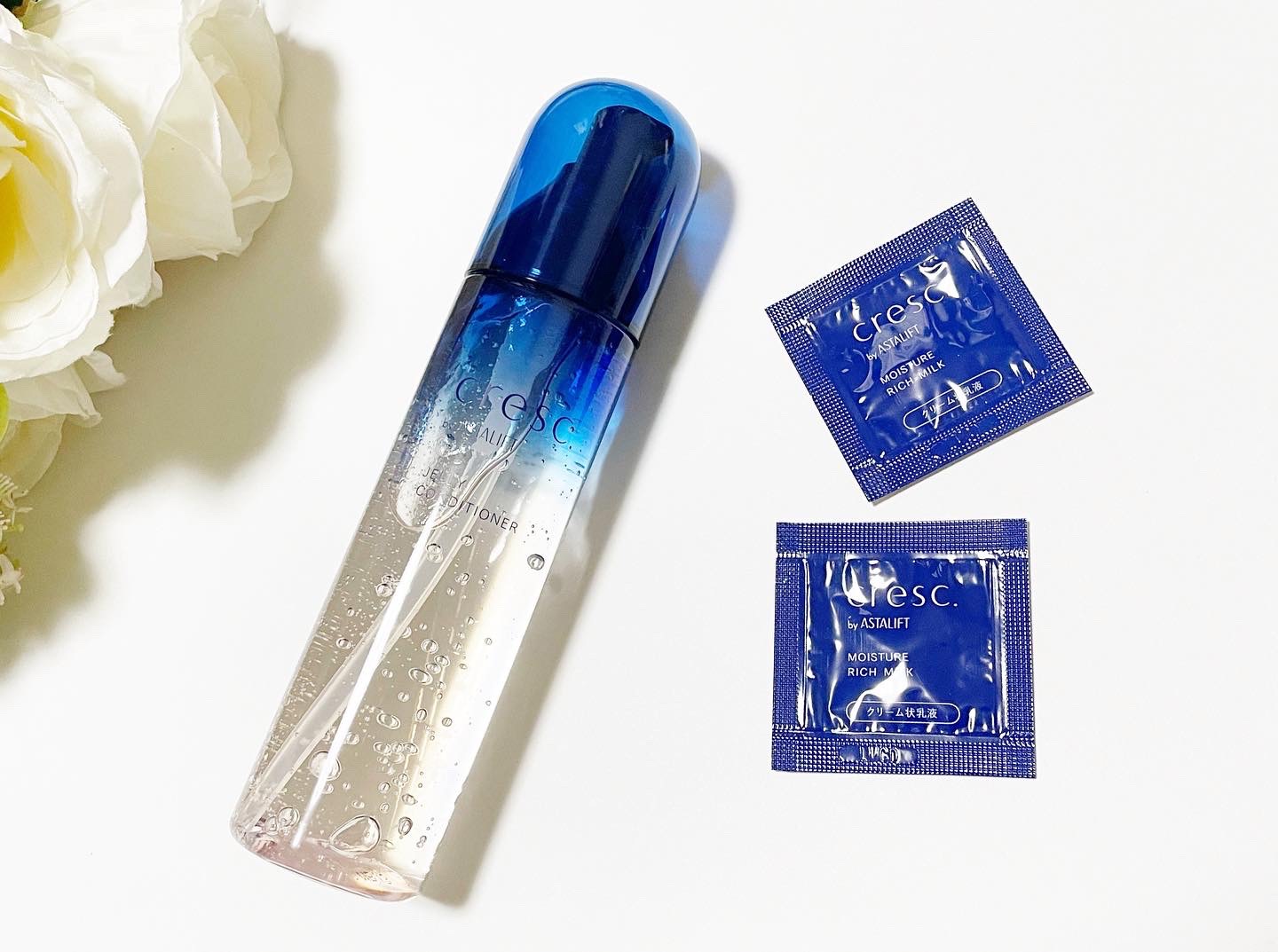 モイスチュア リッチミルク/cresc. by ASTALIFT/乳液を使ったクチコミ（1枚目）