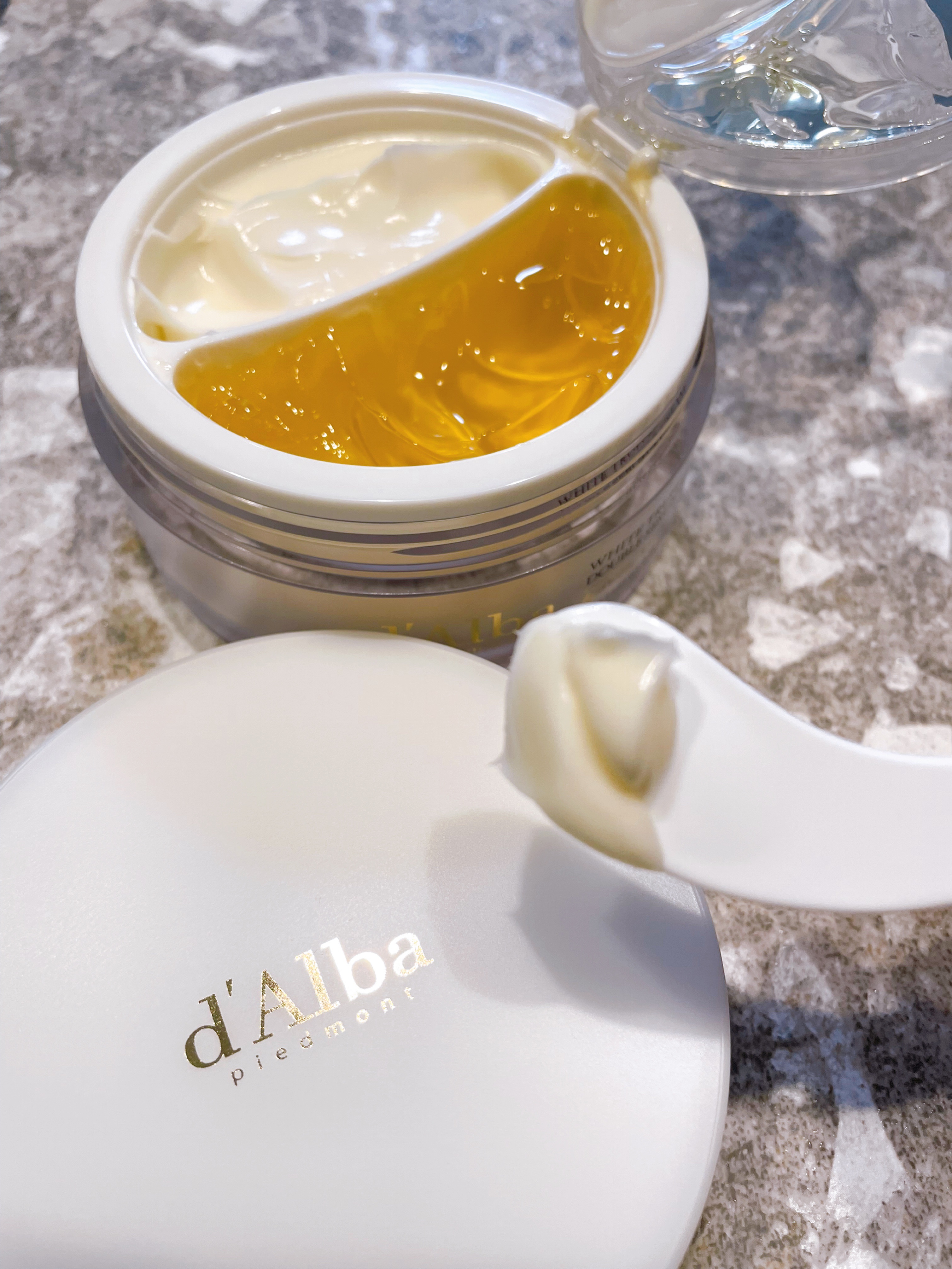 ホワイトトリュフダブルセラムアンドクリーム/ダルバ/フェイスクリームを使ったクチコミ（3枚目）