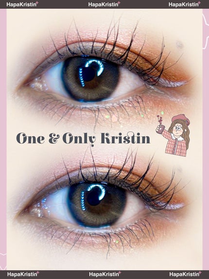 One & Only Kristin/Hapa kristin/カラーコンタクトレンズを使ったクチコミ(3枚目)
