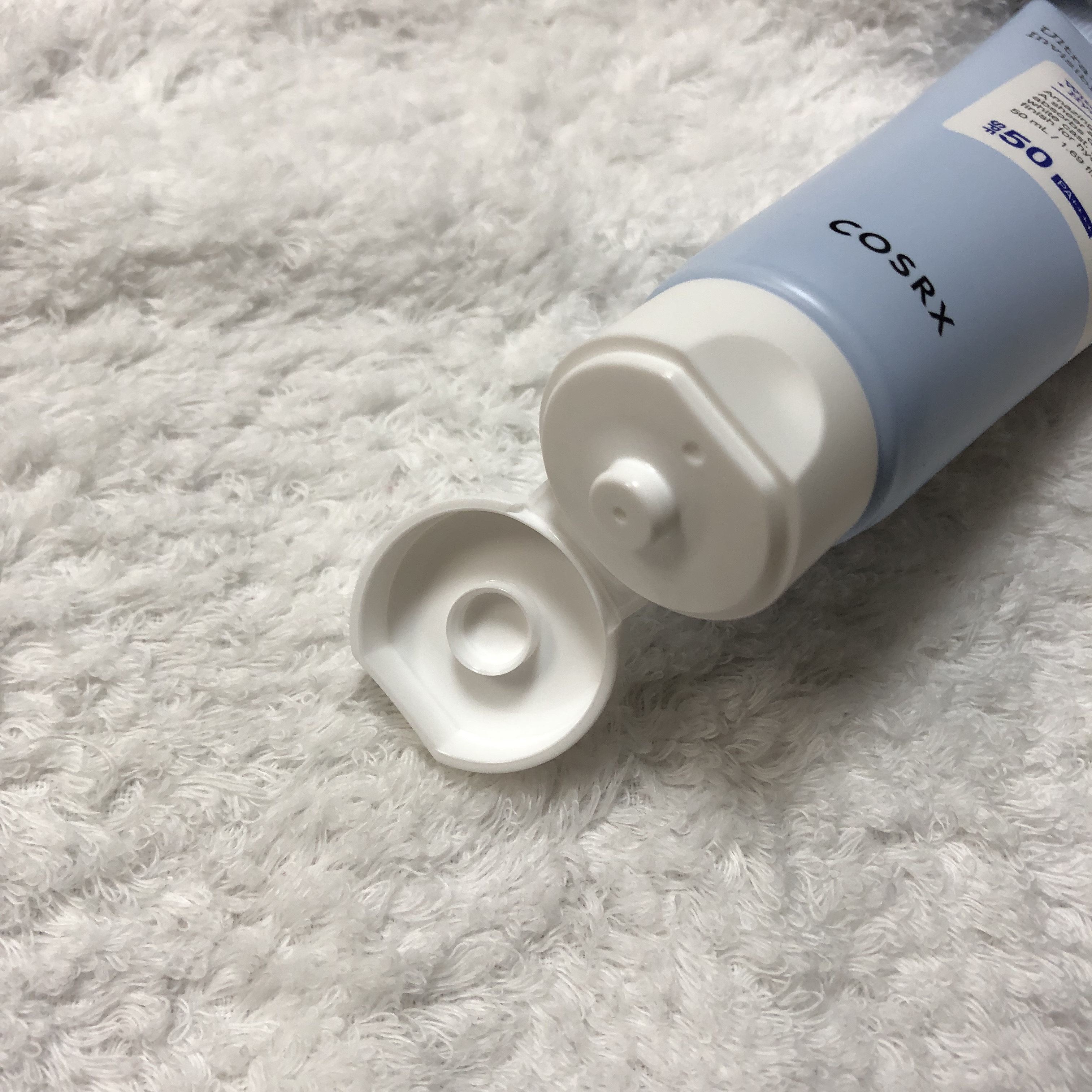 ウルトラライト透明UVクリーム/COSRX/日焼け止めクリームを使ったクチコミ（2枚目）