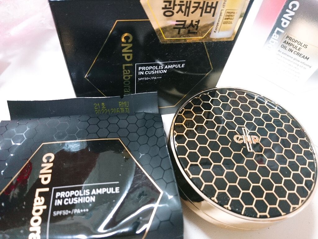 プロポリスアンプルインクッション/CNP Laboratory/クッションファンデーションを使ったクチコミ(1枚目)