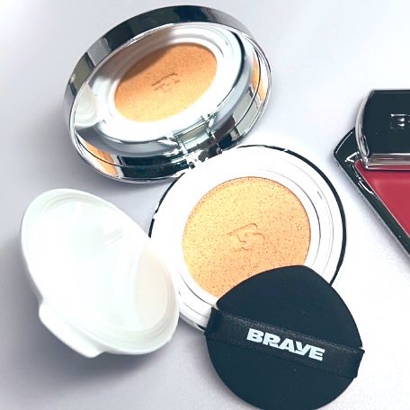 エフォートレスクッションシンカバー/BRAYE/クッションファンデーションを使ったクチコミ（2枚目）